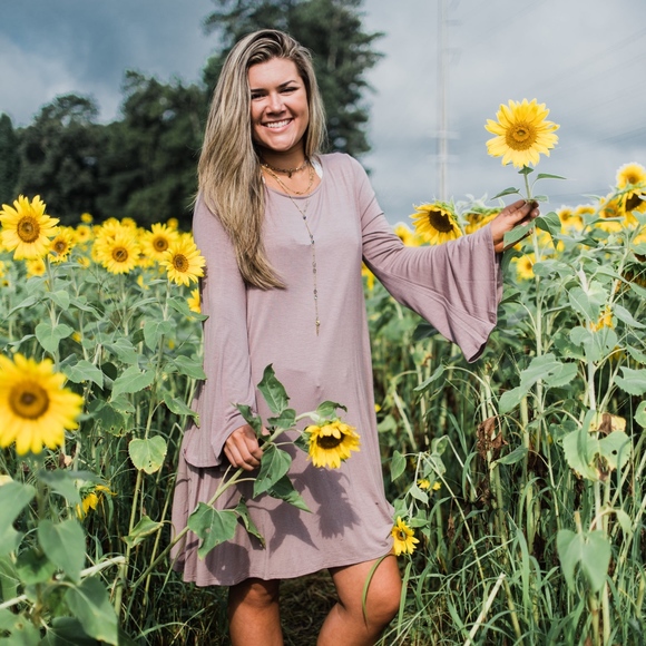 Indigo Gypsy Dresses & Skirts - Bell Sleeve Dress